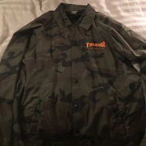 Trasher camo windbreaker (size L) (men)